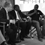John Karanja shares a panel with Nokia C.E.O Stephen Elop